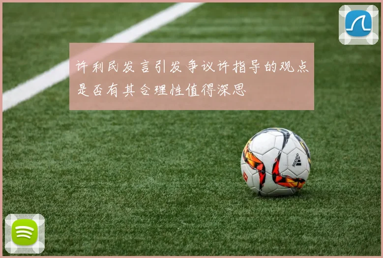 许利民发言引发争议许指导的观点是否有其合理性值得深思